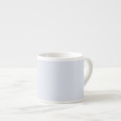 Stevige Bleke Poederblauwe Espresso Kop (Voorkant rechts)