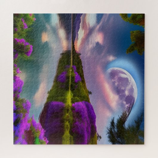 Stevige bloemen Denkend en meer Legpuzzel (Horizontaal)