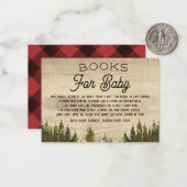 Stevige buffel controleert wilde één boeken voor B Notitiekaartje (Voorkant / Achterkant in situ)