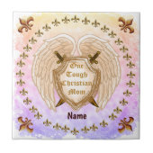 Stevige Christelijke mam Tegeltje (Voorkant)