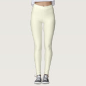 Stevige Crème Leggings (Voorkant)