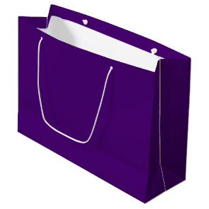 Stevige donkerrijke paars groot cadeauzakje
