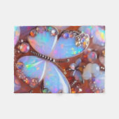 Stevige dubbele rand stiksels voor een schone afwe fleece deken (Voorkant (Horizontaal))