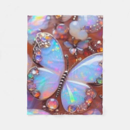 Stevige dubbele rand stiksels voor een schone afwe fleece deken (Voorkant)