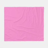 Stevige effen Taffy Roze Fleece Deken (Voorkant (Horizontaal))