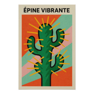 Stevige epine - Pop-energie uit de woestijn Perfect Poster