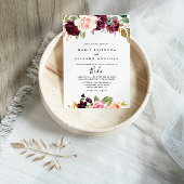 Stevige Floral en botanische olievlekken Spaanse b Kaart