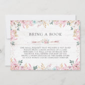 Stevige Floral en pijlen brengen een boek mee Kaart (Voorkant)