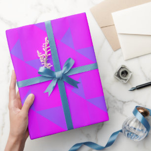 Stevige fluorescerende heldere neon karmozijnrode cadeaupapier