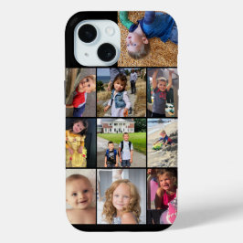 Stevige foto-collage iPhone Family 15 Case