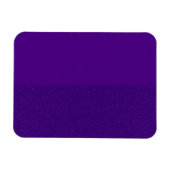 Stevige Gespleten Paarse Aangepaste Flexibele Foto Magneet (Horizontaal)