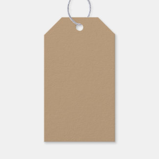 Stevige grijze oranje cadeaulabel