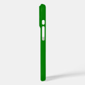 Stevige Groene Kleur Case-Mate iPhone Case (Achterkant / Links)