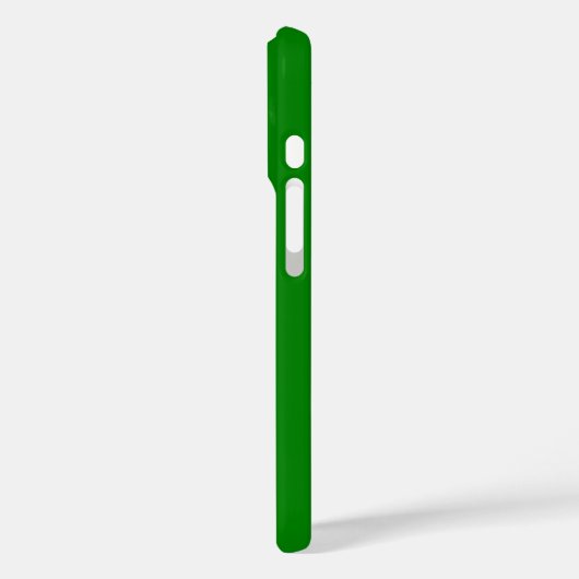 Stevige Groene Kleur Case-Mate iPhone Case (Achterkant / Links)