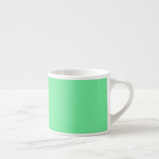Stevige helder limoengroene espressokop espresso kop