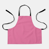 Stevige helderroze roze schort (Voorkant)
