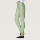 Stevige jade groene celadon leggings (Links)