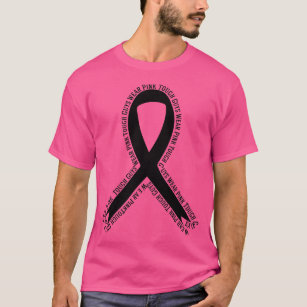 Stevige jongens Draag het bewustzijn van roze bors T-shirt