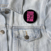 Stevige jongens Draag Roze Borstkanker Man B Ronde Button 5,7 Cm (In situ)