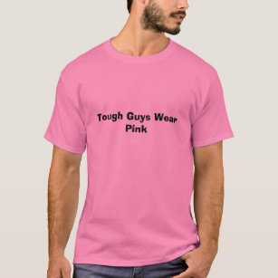 Stevige jongens Draag Roze T-shirt
