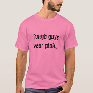 Stevige jongens draag roze... t-shirt