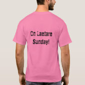 Stevige jongens draag roze... t-shirt (Achterkant)