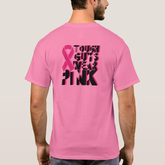 Stevige jongens Shirt van borstkanker (Achterkant)