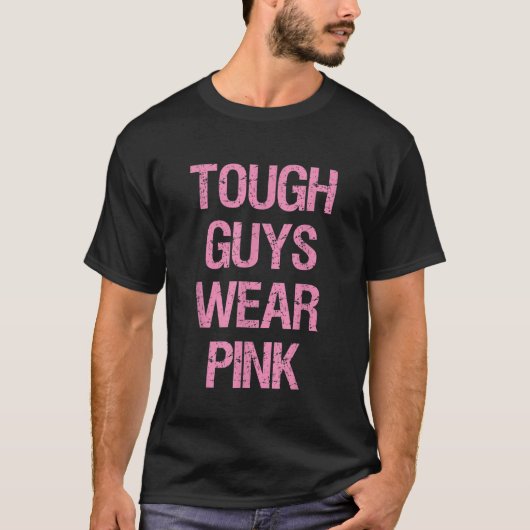 Stevige jongens Stevige jongens Draag Roze Funny R T-shirt (Voorkant)