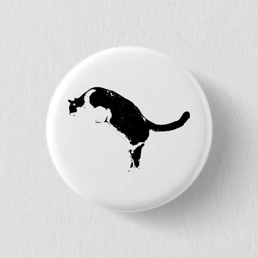 Stevige katspeld ronde button 3,2 cm (Voorkant)