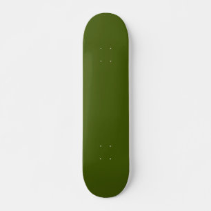 Stevige kleur donkergroen leger persoonlijk skateboard