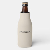 Stevige Kleur Geïsoleerde Flessenkoeler Flesjeskoeler (Fles Voorkant)