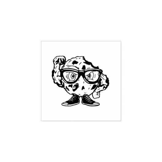 Stevige koekjesstempel rubberstempel (Afrduk)