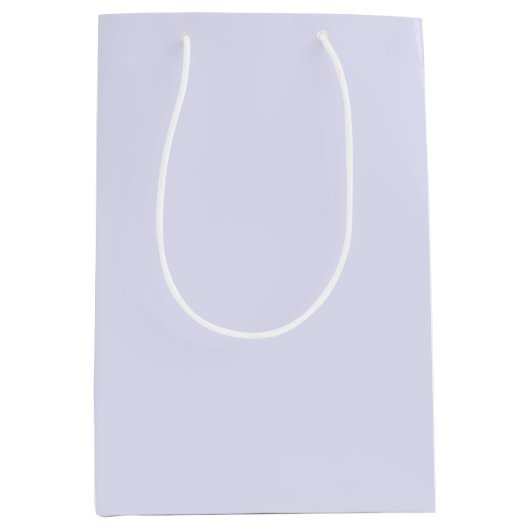 Stevige lavendelkleurige middelgrote cadeautas – E (Voorkant)