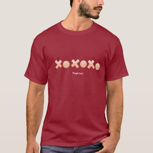 Stevige liefde (donker) t-shirt (Voorkant)