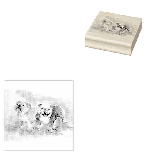 Stevige liefde rubberstempel (Gestempeld)