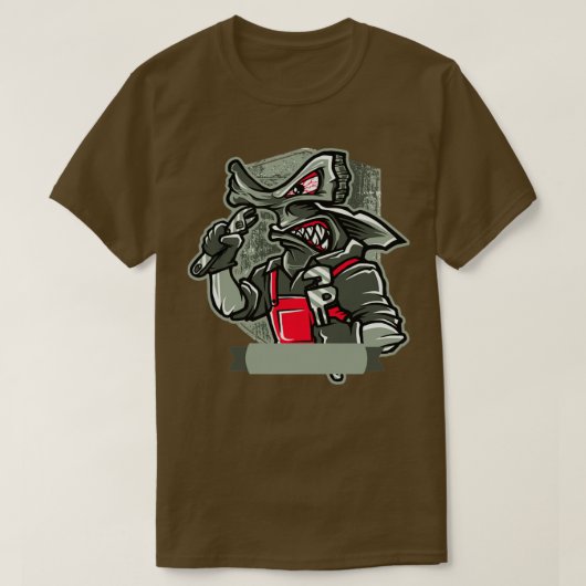 stevige loodgieter t-shirt (Design voorkant)