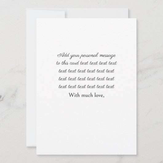 Stevige Moederdag botanische flora (Achterkant)