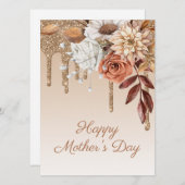 Stevige Moederdag botanische flora (Voorkant / Achterkant)