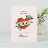 Stevige Momma-Moederdag kaart (Staand voorkant)