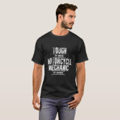 stevige motorfiets, mechanische-bike-overloopremme t-shirt (Voorkant volledig)