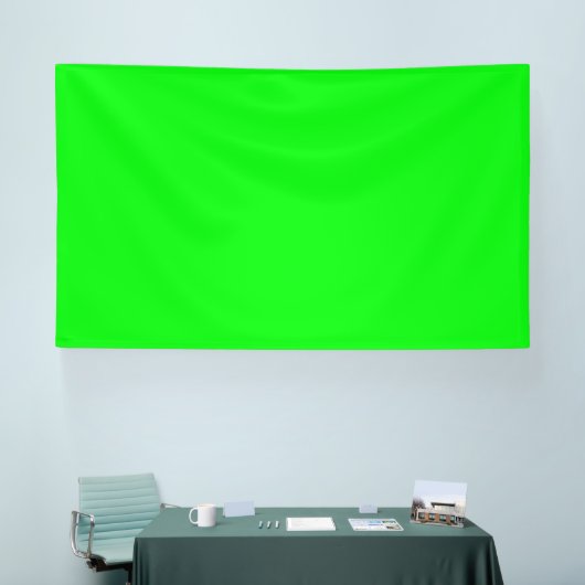 Stevige neon groene scherm chroma key WFH achtergr Spandoek (Beurs)