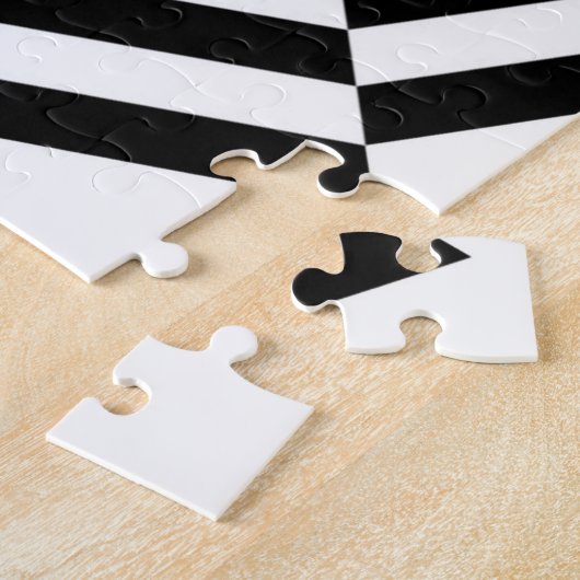 Stevige optische illusie-puzzel legpuzzel (Zijkant)