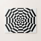 Stevige optische illusie-puzzel legpuzzel (Horizontaal)