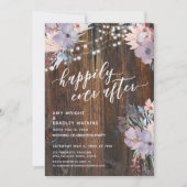 Stevige pasteelbloemen en -lampjes, gelukkig altij kaart (Voorkant)