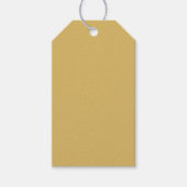 Stevige perzik cadeaulabel (Voorkant)