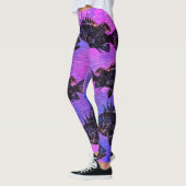 Stevige quillback op roze/Paars - Leggings (Links)