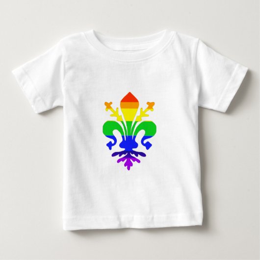 Stevige regenboog Fleur de Lis (Voorkant)