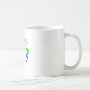 Stevige regenboogvaar de Lis Koffiemok
