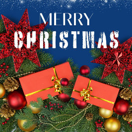 Stevige rode feestelijke traditionele Kerstmis Gel Cadeaupapier