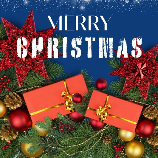 Stevige rode feestelijke traditionele Kerstmis Gel Cadeaupapier